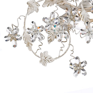 Maison Parisienne 16'' Six Light Semi Flush Mount, Antique White - Alternate Product Image 1.jpg