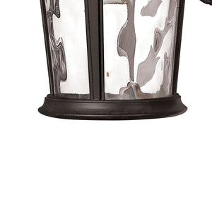 Oculus 7" One Light Small Wall Mount Lantern, Black