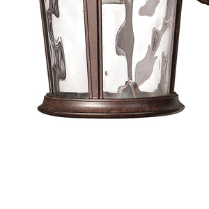 Oculus 7" One Light Small Wall Mount Lantern, River Rock