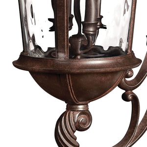 Oculus 12" Four Lights Large Wall Mount Lantern, River Rock