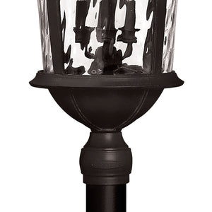 Oculus 14" Six Lights Extra Large Post Top or Pier Mount Lantern, Black