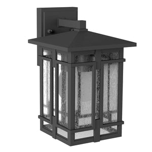 Hearth 7" One Light Small Wall Mount Lantern, Museum Black