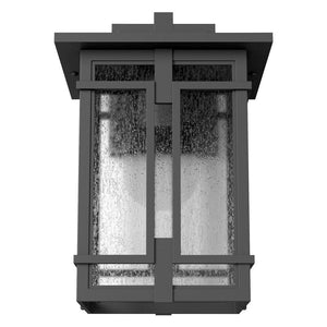 Hearth 7" One Light Small Wall Mount Lantern, Museum Black