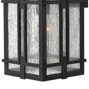 Hearth 9" One Light Medium Wall Mount Lantern, Museum Black