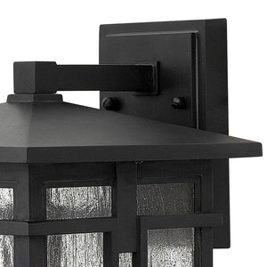 Hearth 9" One Light Medium Wall Mount Lantern, Museum Black