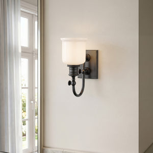 Isith 5" One Light Bath And Vanity, Old Bronze