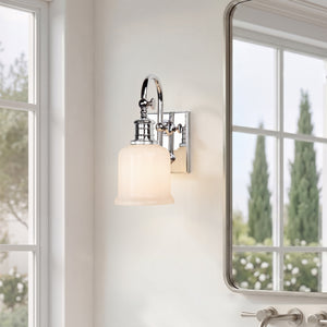 Isith 5" One Light Bath And Vanity, Polished Chrome