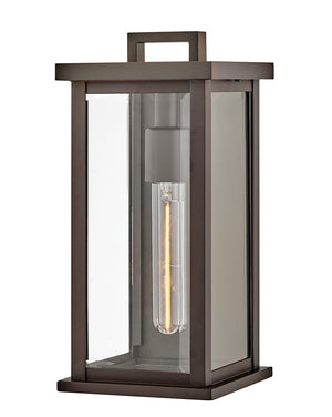 Zephyr 6" One Light Small Wall Mount Lantern, Oil Rubbed Bronze