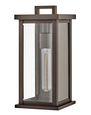 Zephyr 6" One Light Small Wall Mount Lantern, Oil Rubbed Bronze