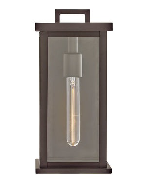 Zephyr 6" One Light Small Wall Mount Lantern, Oil Rubbed Bronze