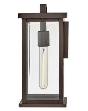 Zephyr 6" One Light Small Wall Mount Lantern, Oil Rubbed Bronze