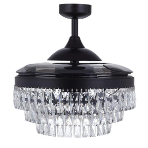 Vyre 48" Six Light Airelume Fan, Black