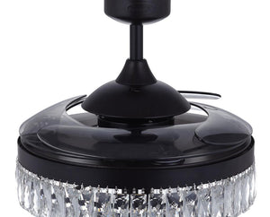 Vyre 48" Six Light Airelume Fan, Black