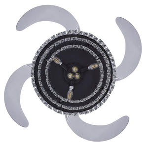 Vyre 48" Six Light Airelume Fan, Black