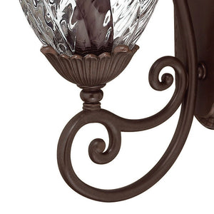 Beryl 8" One Light Large Wall Mount Lantern, Copper Bronze