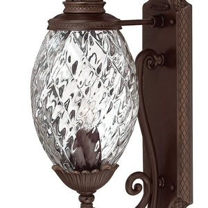 Beryl 8" One Light Large Wall Mount Lantern, Copper Bronze