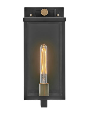 Caldera 6" One Light Medium Wall Mount Lantern, Black