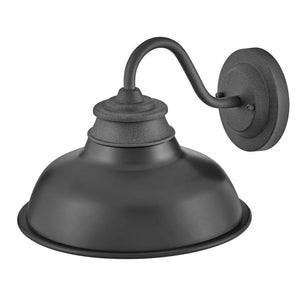 Monolith 12" One Light Small Gooseneck Barn Light, Aged Zinc