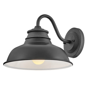 Monolith 12" One Light Small Gooseneck Barn Light, Aged Zinc