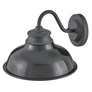 Monolith 12" One Light Small Gooseneck Barn Light, Museum Black