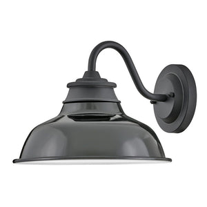 Monolith 12" One Light Small Gooseneck Barn Light, Museum Black