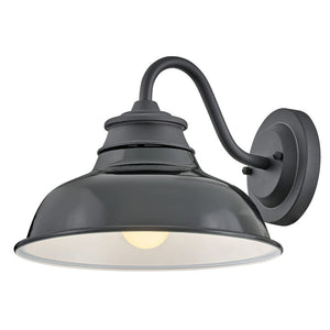 Monolith 12" One Light Small Gooseneck Barn Light, Museum Black