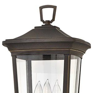Cobalt 10" Three Lights Large Post Mount Lantern, Oil Rubbed Bronze