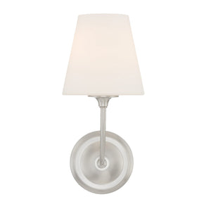 Sylvain 6" One Light Sconce, Brushed Nickel