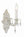 Maison Parisienne 6.25'' One Light Crystal Wall Sconce, Antique White Hand Cut Crystal - Main Product Image.jpg