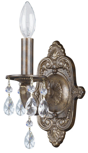 Maison Parisienne 6.25'' One Light Crystal Wall Sconce, Bronze Hand Cut Crystal - Main Product Image.jpg