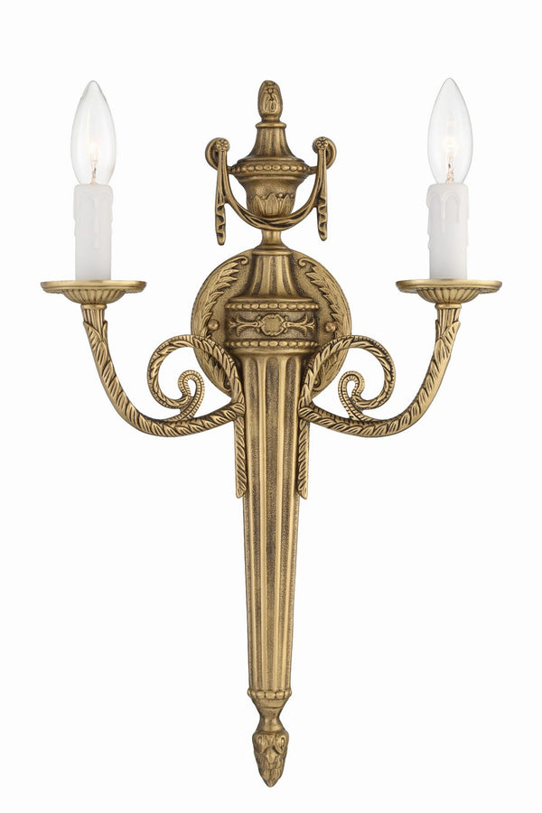 Gild 12.5'' Two Light Wall Sconce, Matte Brass - Main Product Image.jpg