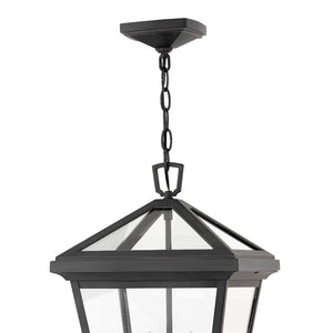 Proxy 12" Three Lights Medium Hanging Lantern, Museum Black