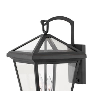 Proxy 10" Two Lights Medium Wall Mount Lantern, Museum Black