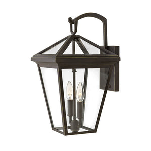 Proxy 10" Two Lights Medium Wall Mount Lantern, Oil Rubbed Bronze