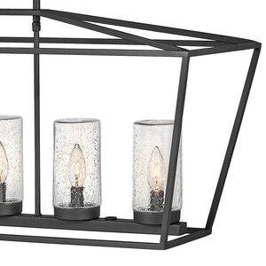 Proxy 40" Six Lights Medium Six Light Linear, Museum Black