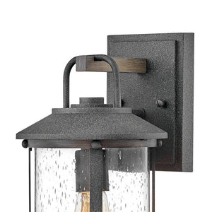 Delta 7" One Light Medium Wall Mount Lantern, Aged Zinc