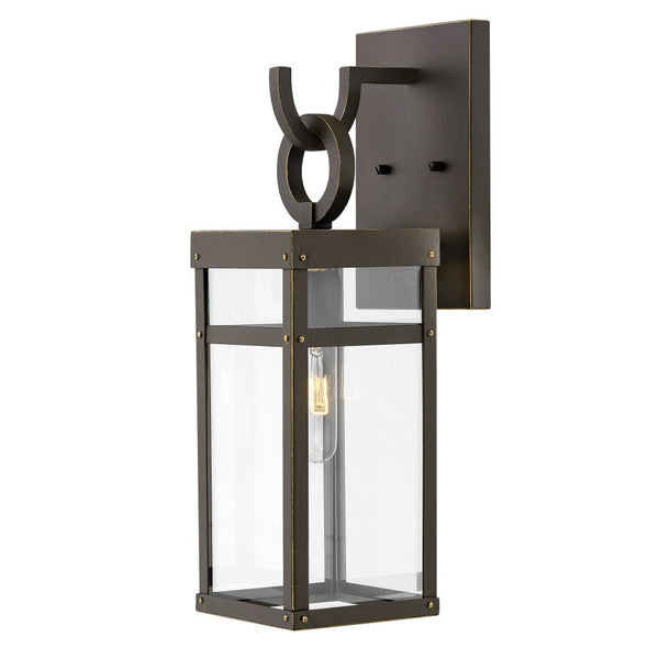 Porter 6" One Light Medium Wall Mount Lantern, Oil Rubbed Bronze