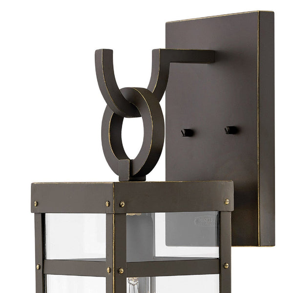 Porter 6" One Light Medium Wall Mount Lantern, Oil Rubbed Bronze