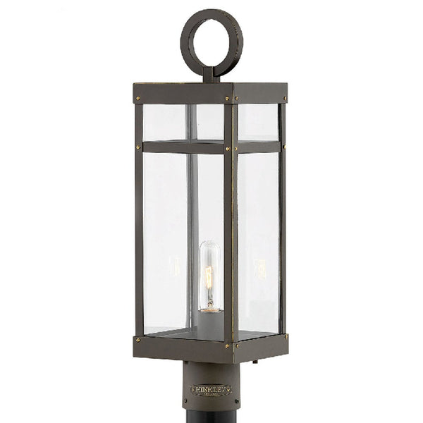 Porter 6" One Light Large Post Top or Pier Mount Lantern, Oil Rubbed Bronze