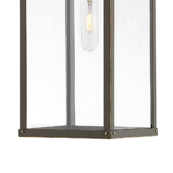 Porter 7" One Light Medium Hanging Lantern, Oil Rubbed Bronze