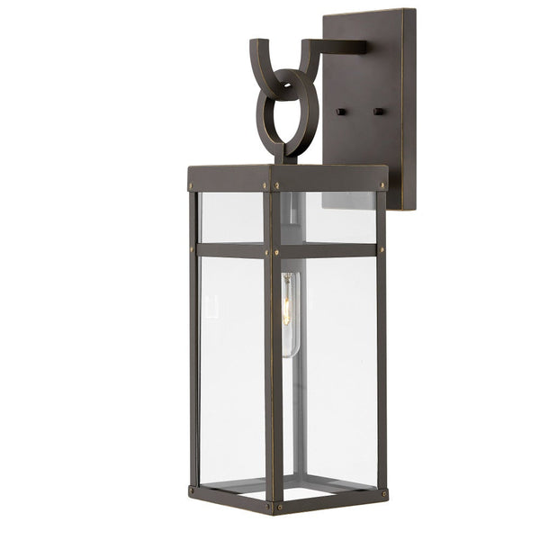 Porter 6" One Light Large Wall Mount Lantern, Oil Rubbed Bronze