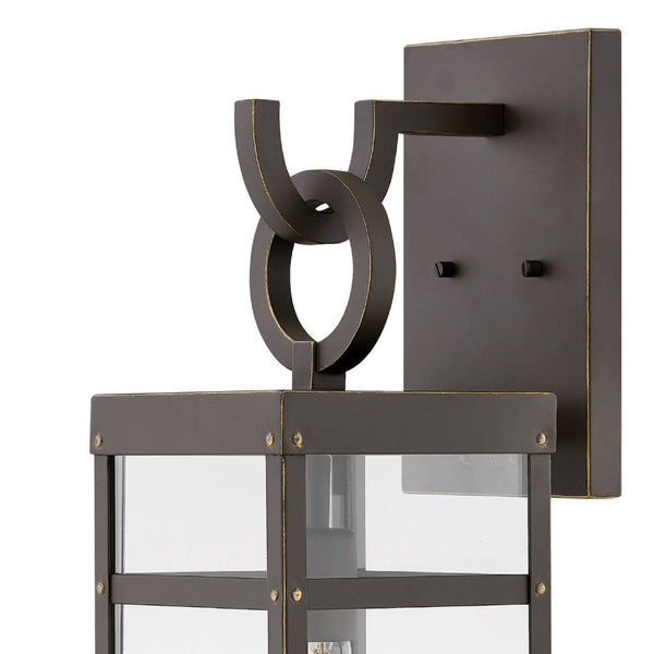 Porter 6" One Light Large Wall Mount Lantern, Oil Rubbed Bronze
