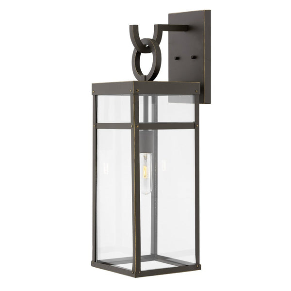 Porter 7" One Light Large Wall Mount Lantern, Oil Rubbed Bronze