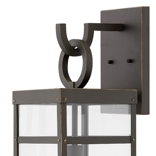 Porter 7" One Light Large Wall Mount Lantern, Oil Rubbed Bronze