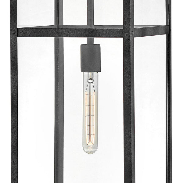 Porter 9" One Light Large Wall Mount Lantern, Aged Zinc