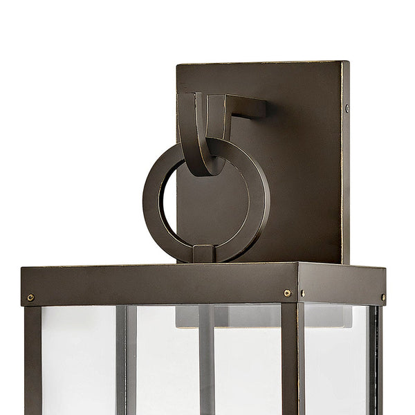 Porter 9" One Light Large Wall Mount Lantern, Oil Rubbed Bronze