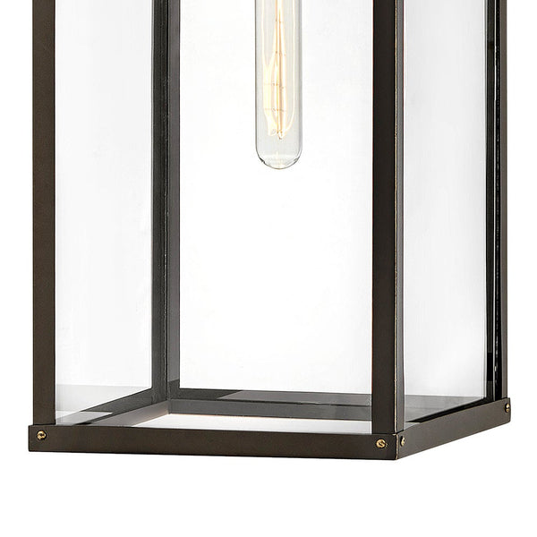 Porter 9" One Light Large Wall Mount Lantern, Oil Rubbed Bronze