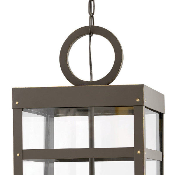 Porter 12" Four Lights Medium Single Tier, Oil Rubbed Bronze