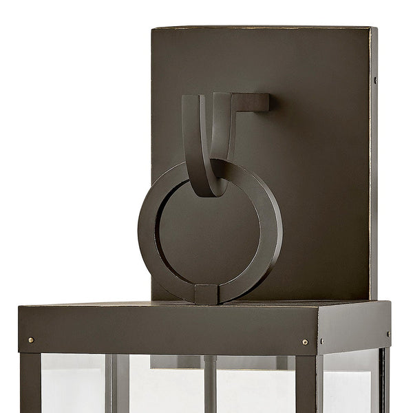 Porter 12" Four Lights Extra Large Wall Mount Lantern, Oil Rubbed Bronze