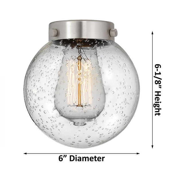 Brasserie 6" One Light Sconce, Black Polished Nickel